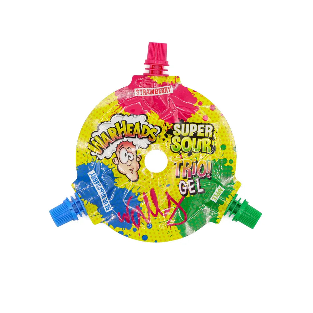 Warheads Super Sour Trio Gel Wheel 51g