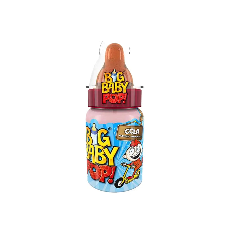 Bazooka Candy Brands Big Baby Pop 32g - Sabor Cola