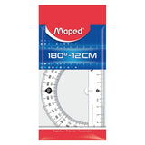 Maped 180° Protractor Essentials - 12 cm