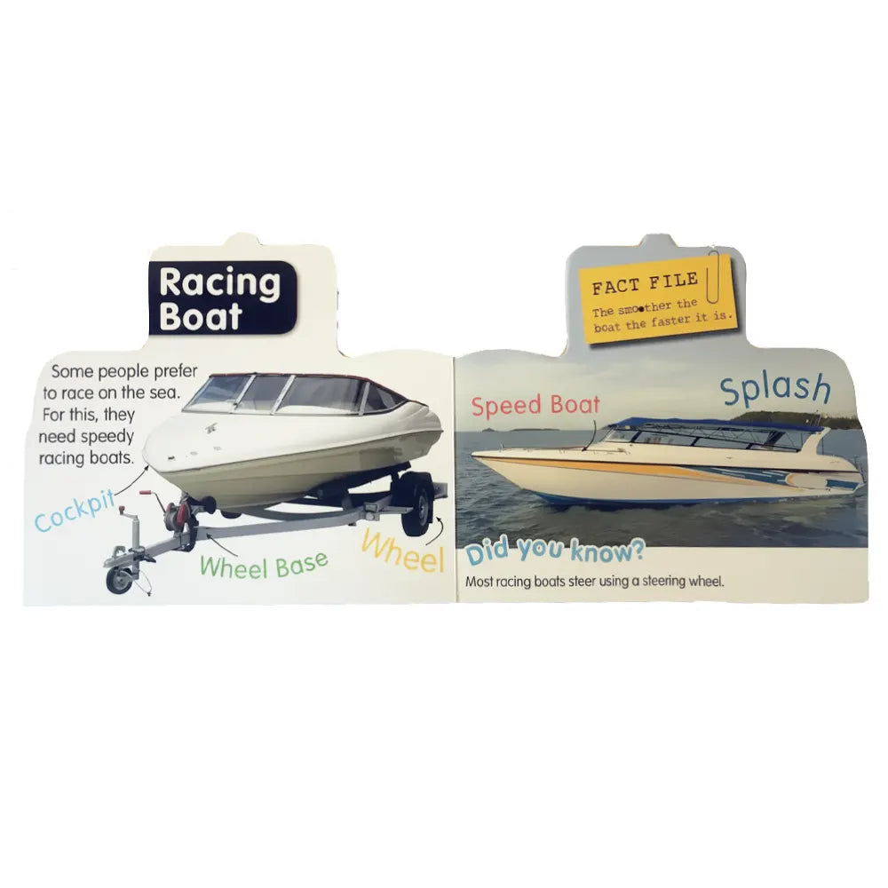 My First Racing Vehicles Book