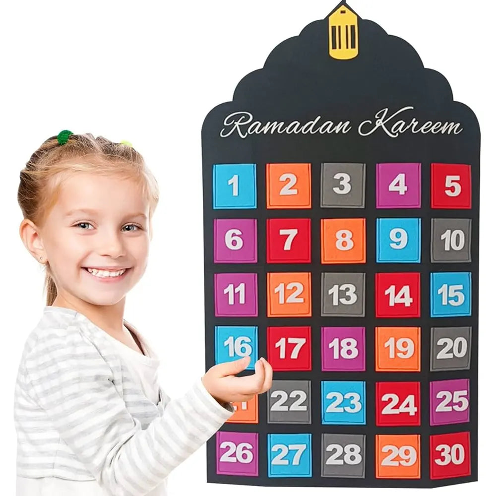 Felt Ramadan Calendar - Multicolor