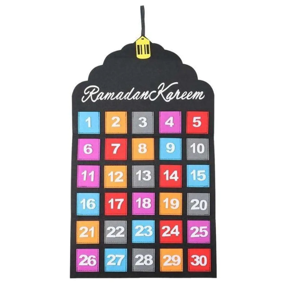 Felt Ramadan Calendar - Multicolor
