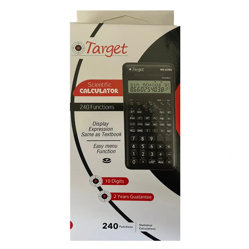 Target Calculatrice Scientifique MS-82 - 240 Fonctions