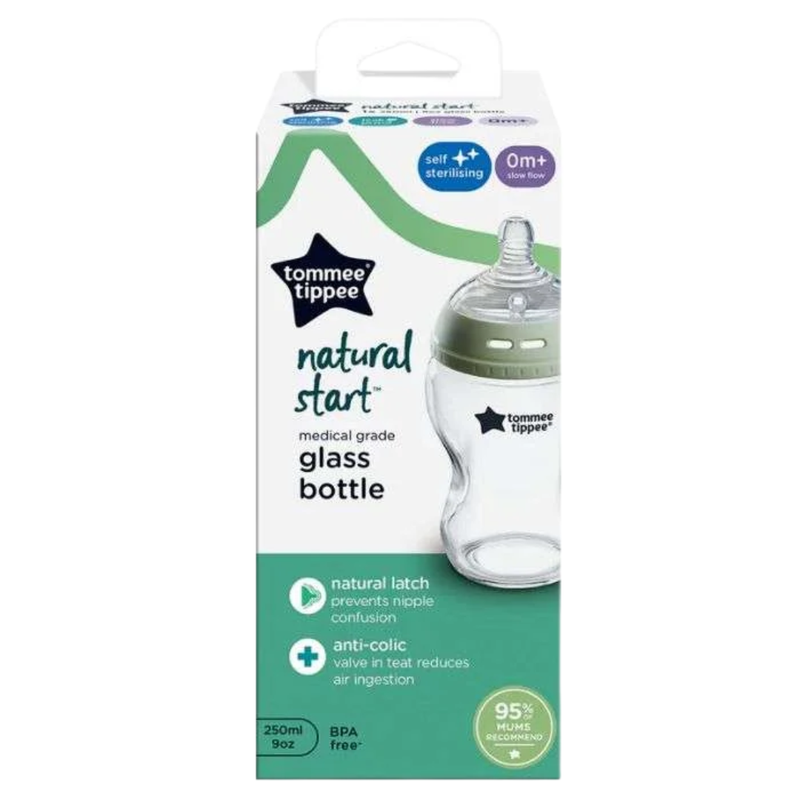 Tommee Tippee Biberón de cristal Natural Start 250ml