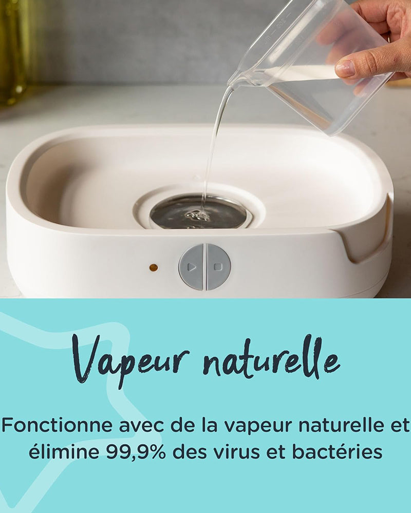 Tommee Tippee Stérilisateur Électrique à Vapeur Super Steam  - Blanc