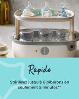 Tommee Tippee Stérilisateur Électrique à Vapeur Super Steam  - Blanc