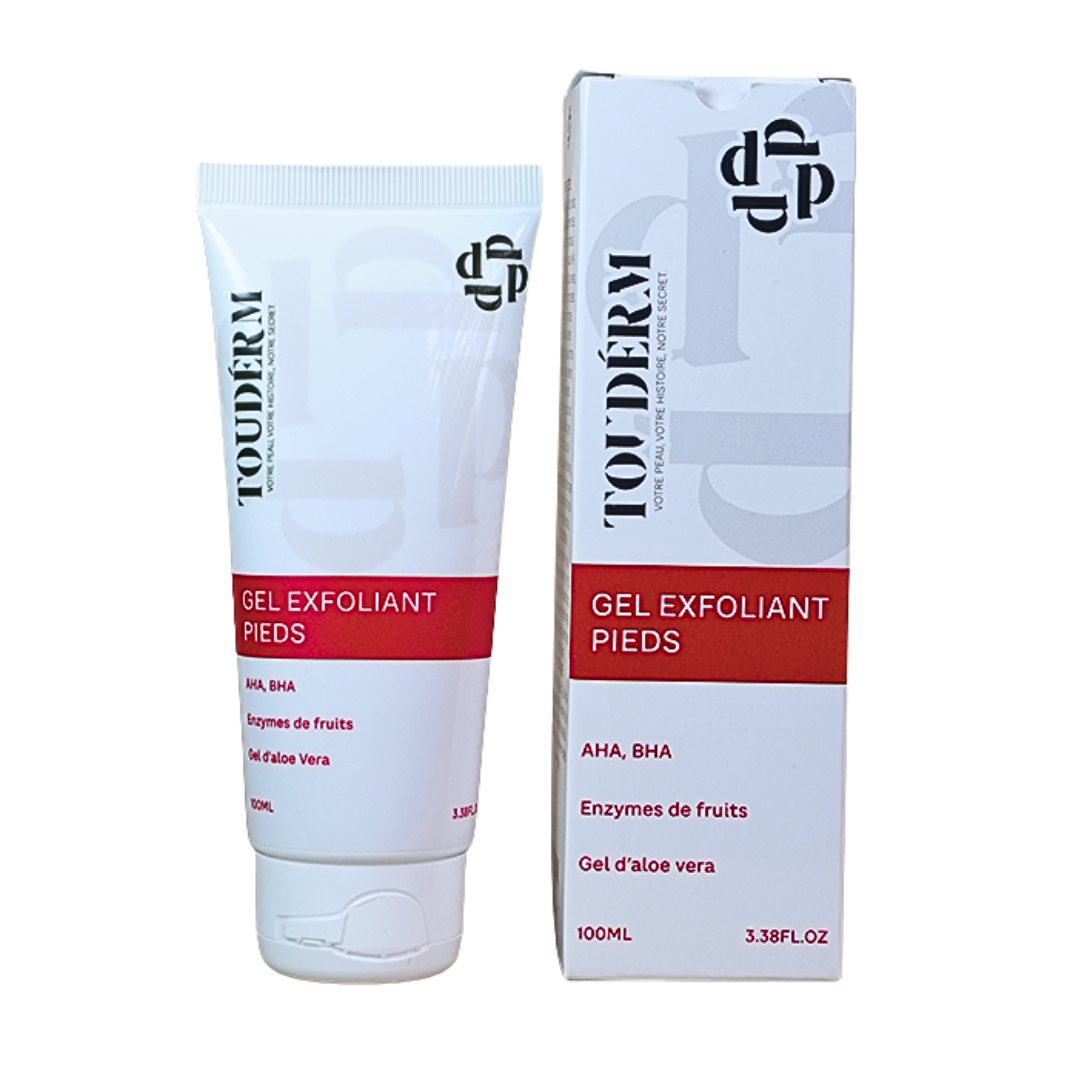Gel exfoliant pour les pieds Touderm 100 ml