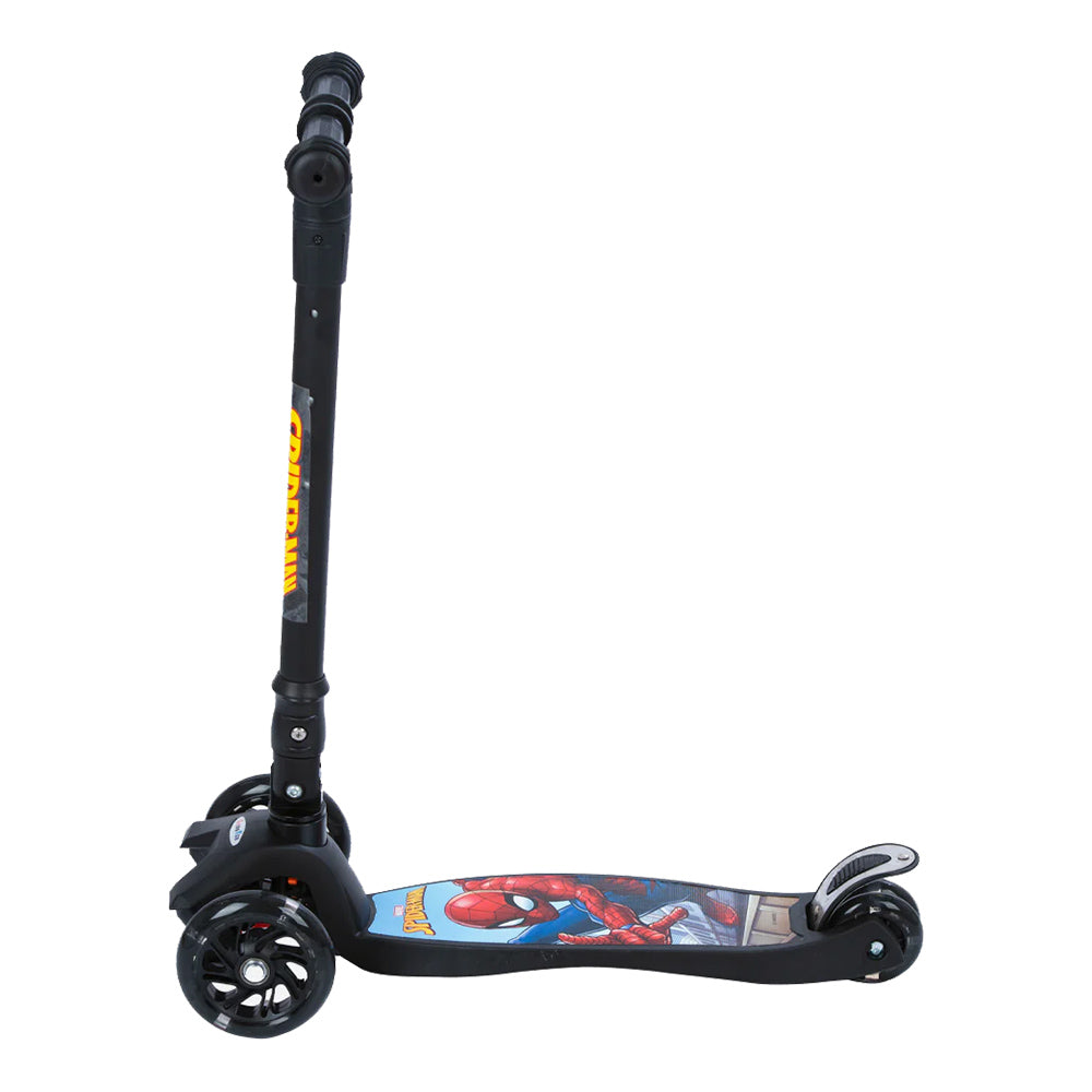 Trottinette Scooter avec Roues Lumineuses à LED- Spiderman