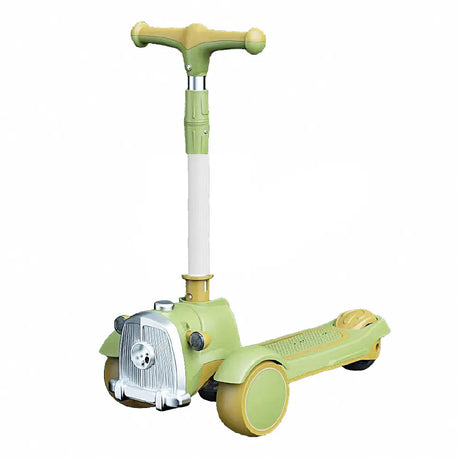 Trottinette 3 Roues Enfant avec Phare – Vert