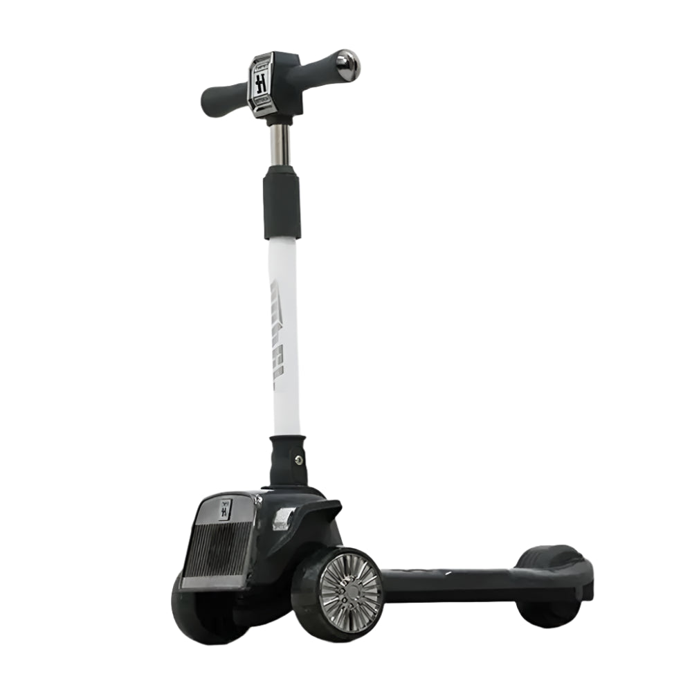 Trottinette Enfant à 3 Roues – Noir & Argenté