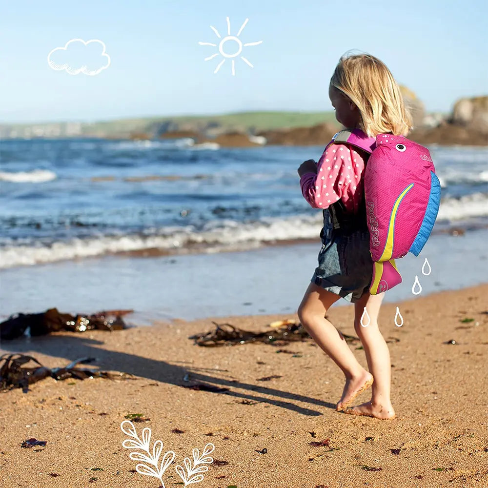 Trunki Paddlepak Sac de Natation Imperméable - Coral le Poisson Tropical