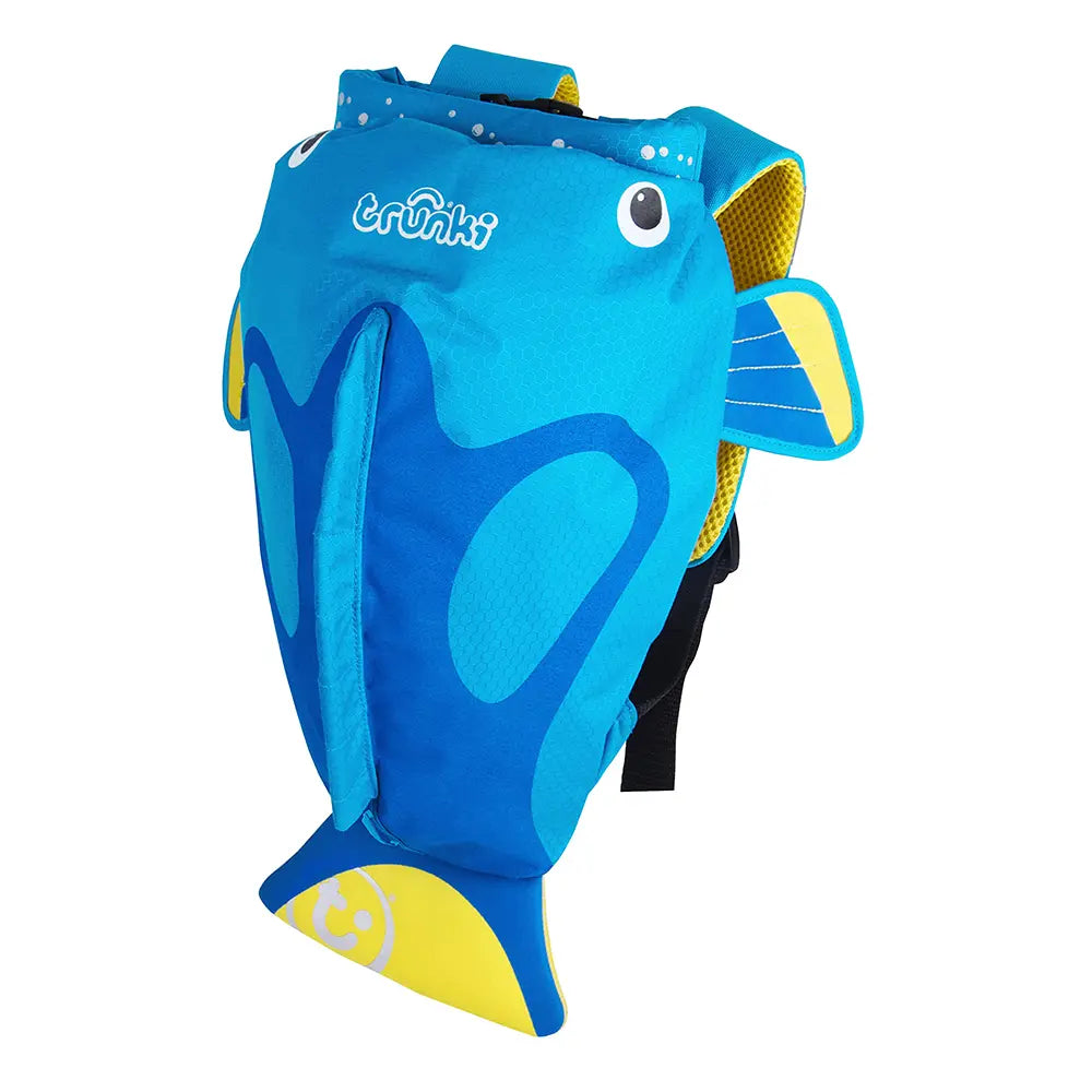 Trunki Paddlepak Sac de Natation Imperméable - Poisson Tropical Bleu