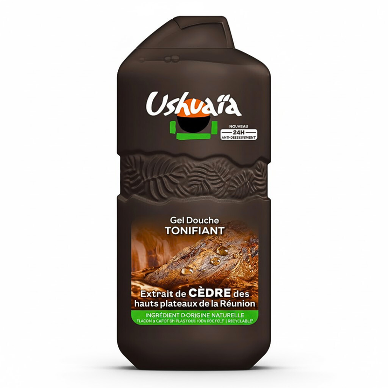Ushuaïa Gel Douche Tonifiant Cèdre 280ml