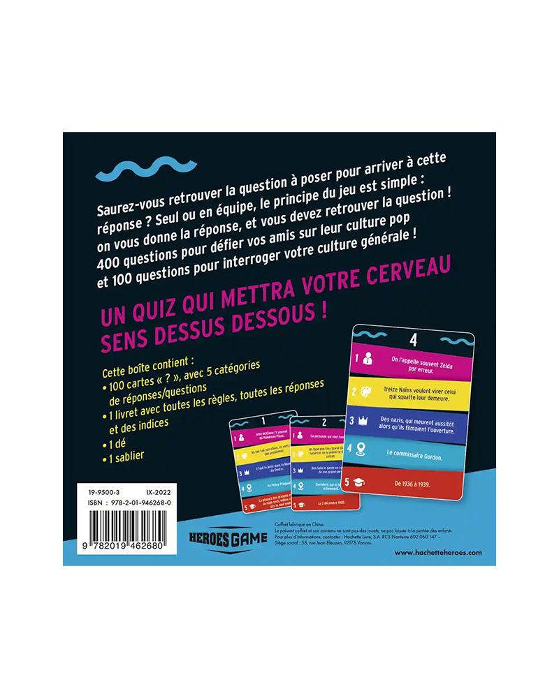 Coffret 500 Questions Quiz Inversé - Pop Culture