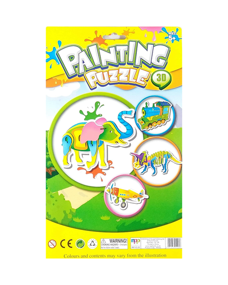 Painting Puzzle 3D 5A+ - Elephant