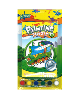 Painting Puzzle 3D - Train
