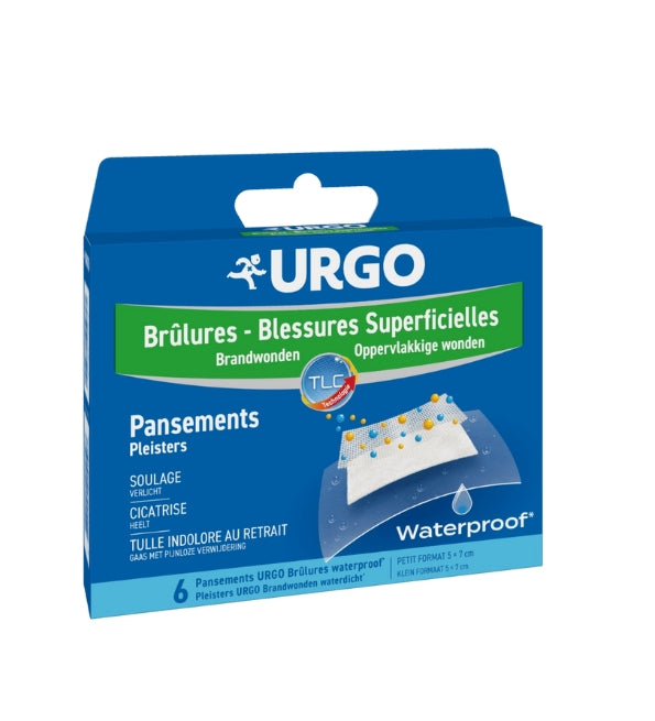 Apósito impermeable Urgo Burns (6 piezas)