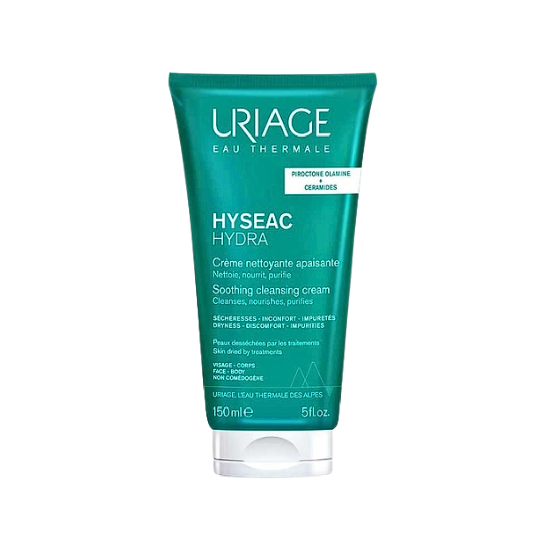 Crème nettoyante apaisante Uriage Hyséac Hydra 150 ml – emballage