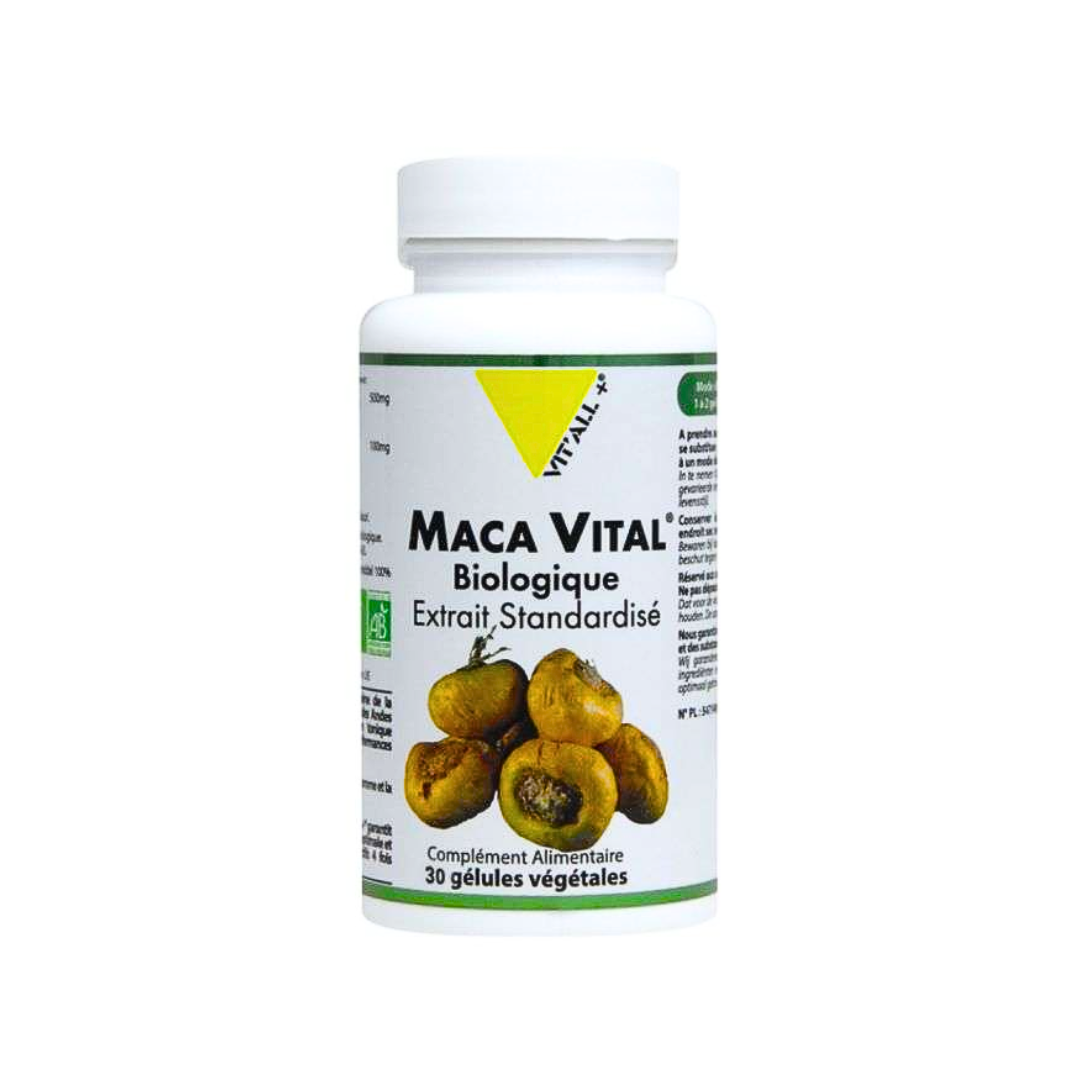 Vit'All+ Maca 500 mg – boîte de 30 gélules