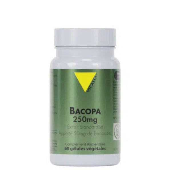 Vit'All+ Bacopa Monnieri 250 mg 60 gélules – photo du complément alimentaire