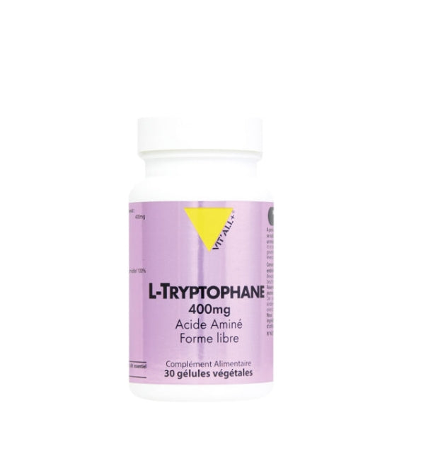 Vit'All+ L-Tryptophane 400 mg 30 gélules – boîte du produit