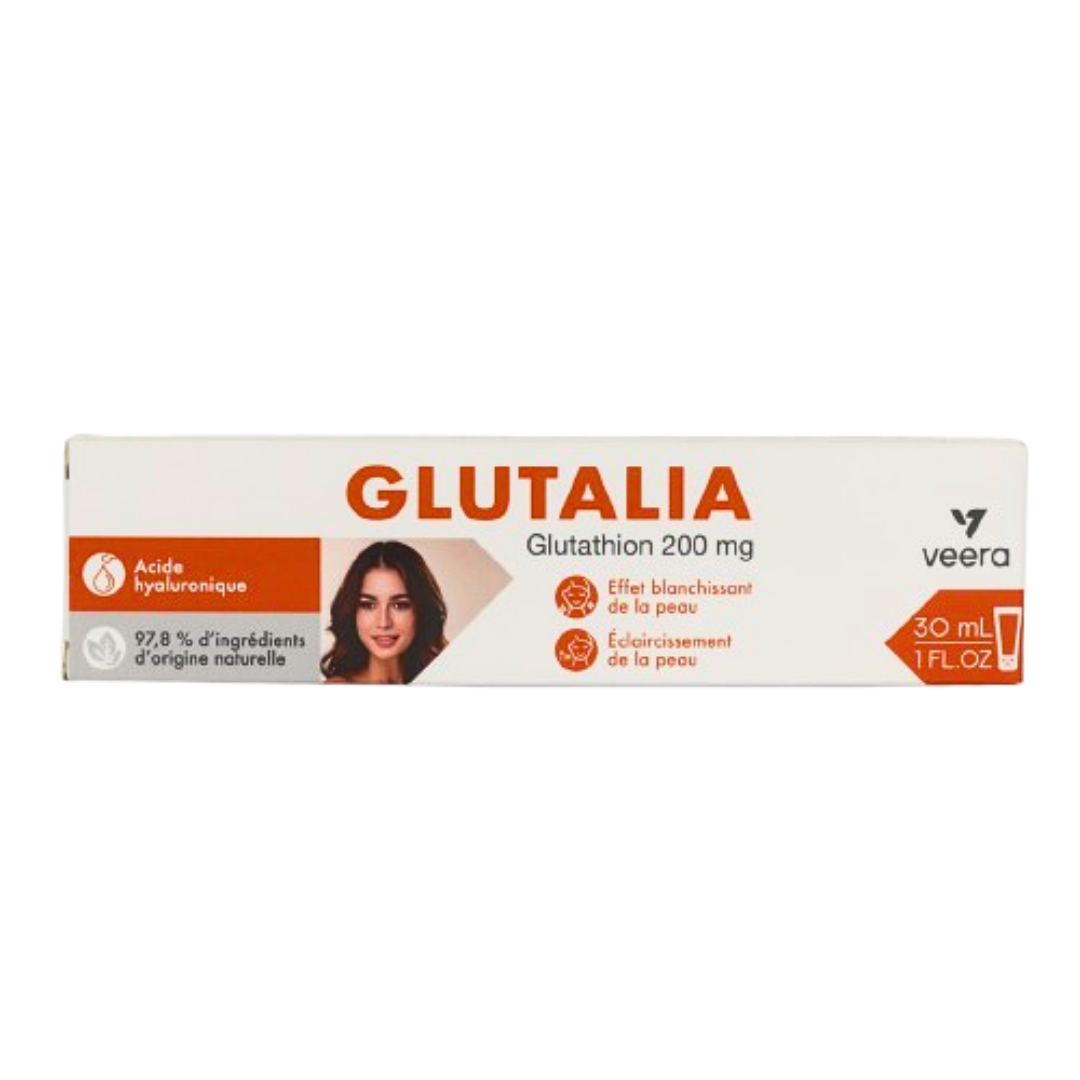 Crème Veera Glutalia glutathion 200 mg 30 ml – emballage