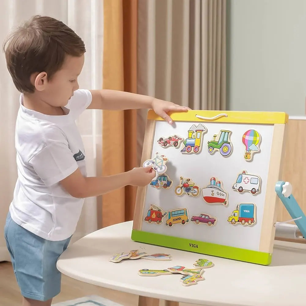 Viga Toys Vehicle Magnets 20 Pieces – 18M+