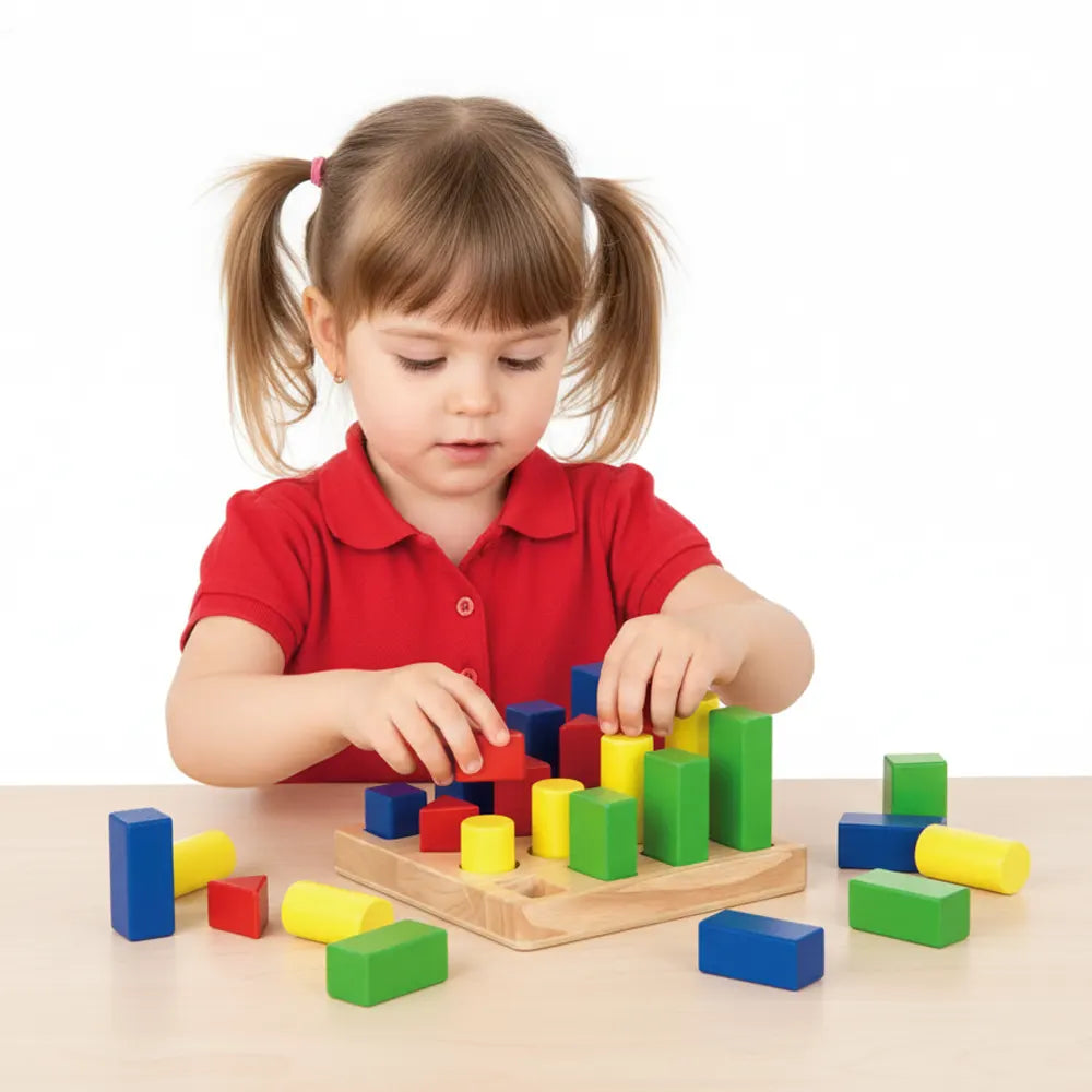 Viga Toys Shape Sequence Blocks – 3Y+