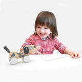 فيغا تويز كلب خشبي للسحب – +18 شهر