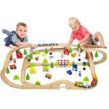 فيغا تويز مجموعة سكة قطار 90 قطعة – +3 سنوات