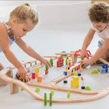 فيغا تويز مجموعة سكة قطار 90 قطعة – +3 سنوات