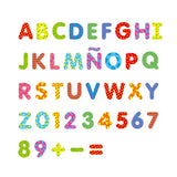 Viga Toys Ensemble Magnétique Lettres et Chiffres 77 Pièces – 3A+