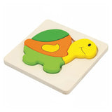 Viga Toys Mini Rompecabezas de Madera Tortuga – 18M+