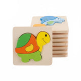 Viga Toys Mini Rompecabezas de Madera Tortuga – 18M+