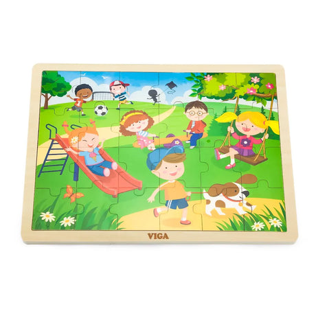 Viga Toys Puzzle des Saisons 24 Pièces - Printemps