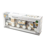 Viga Toys Tren de Arrastre y Apilable de Madera – 18 meses+