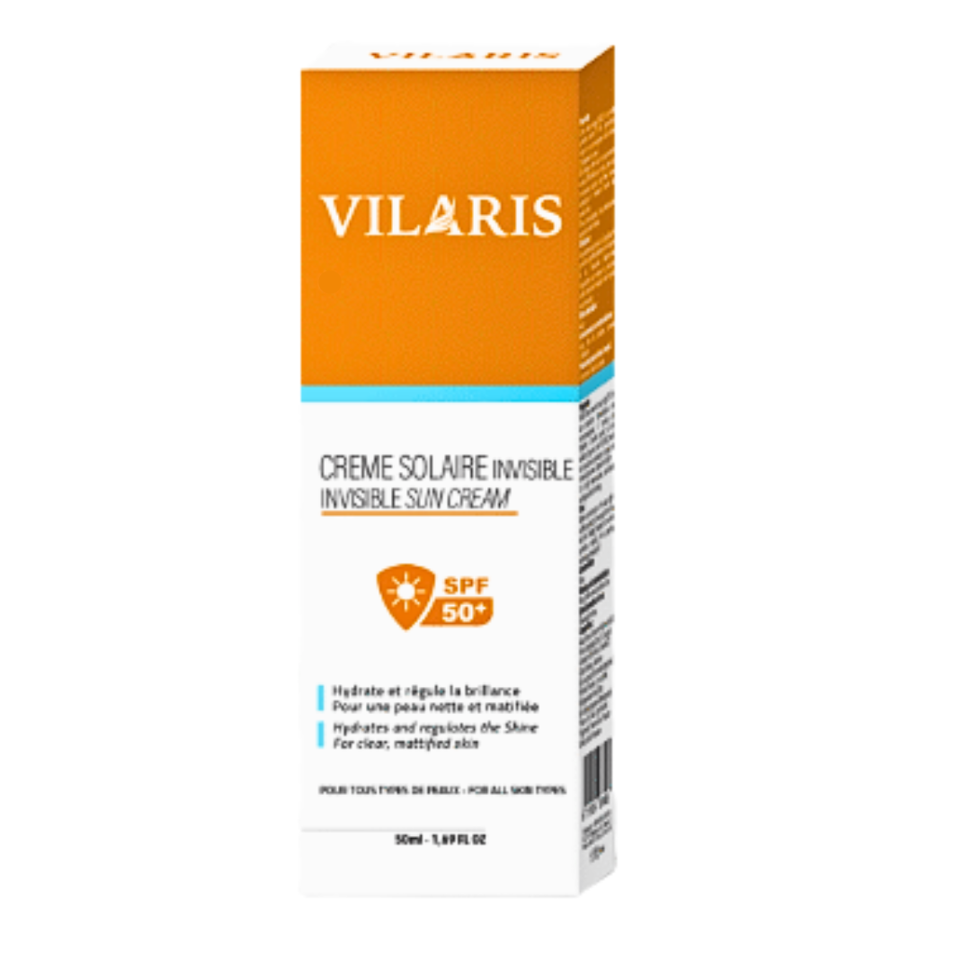 Vilaris crème solaire invisible SPF50+ tube 50 ml