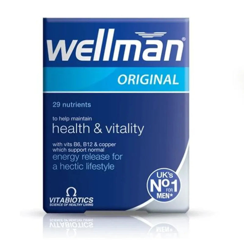 Vitabiotics Wellman Original - 30 Comprimidos