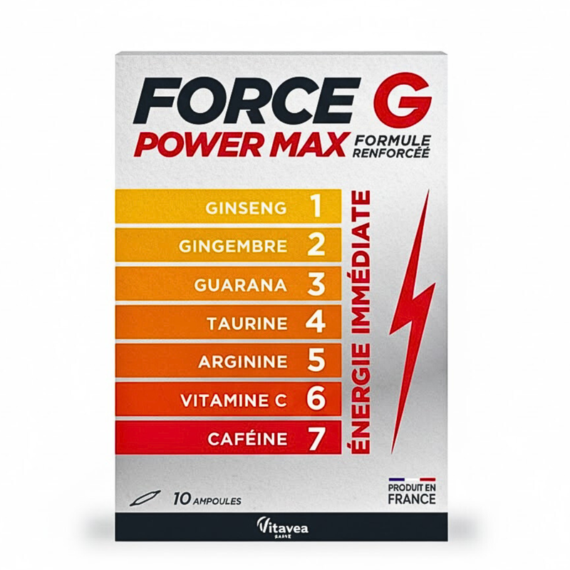 Vitavea Force G Power Max – Ampoules 10 × 10 ml