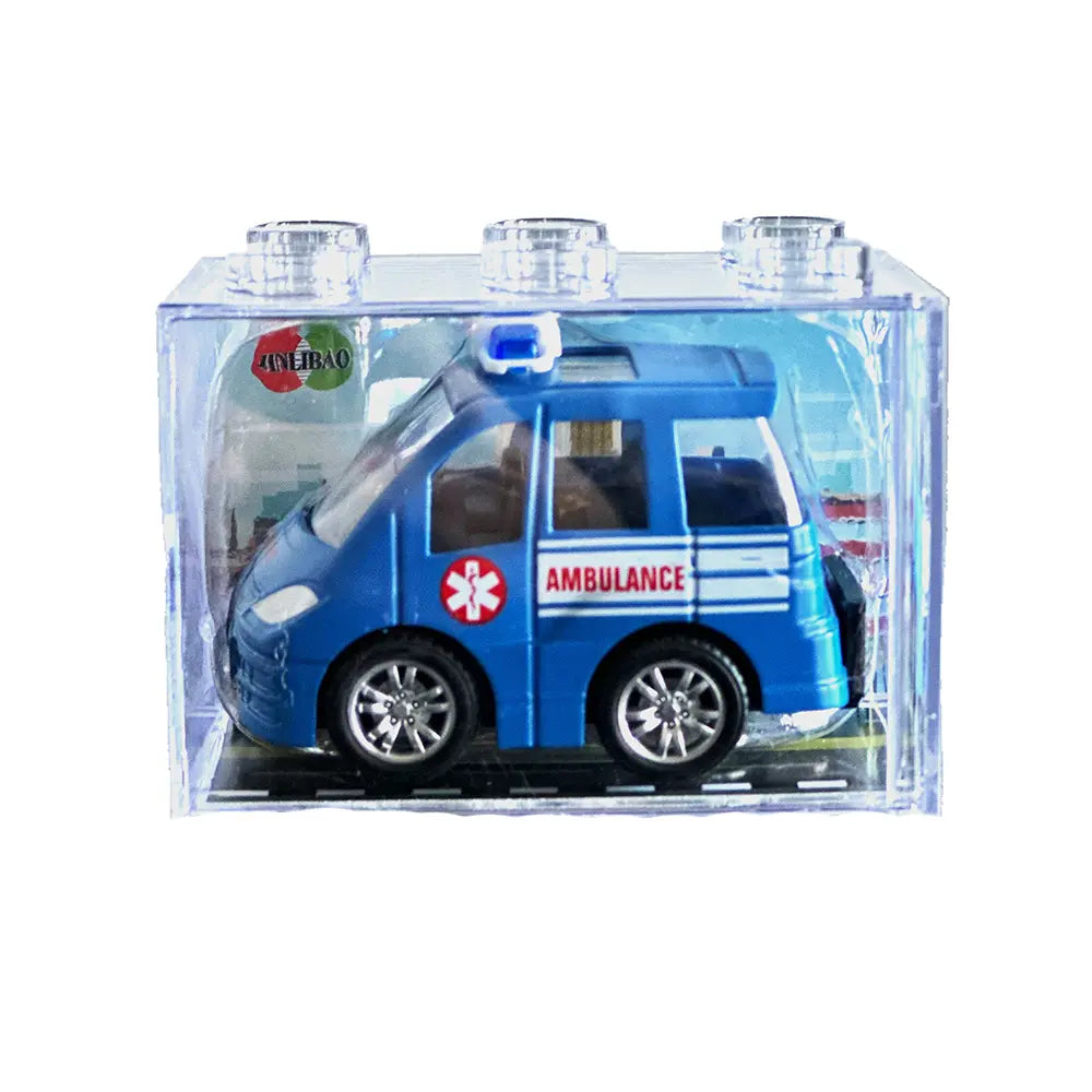 Voiture Miniature Ambulance - Bleu