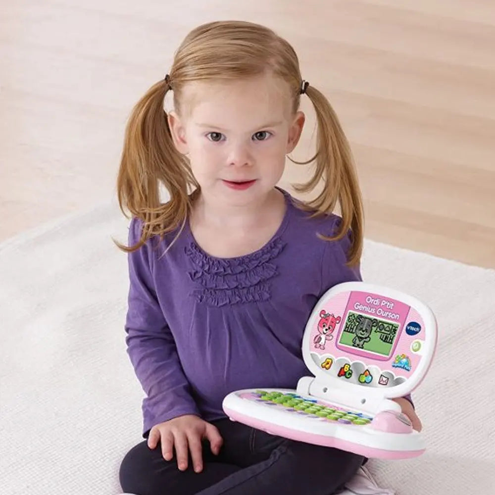 Vtech Ordinateur P’tit Genius Ourson Rose – 2A+