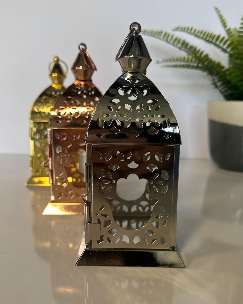 Lanterne Décoration Pour Ramadan En Doré - Petit Format