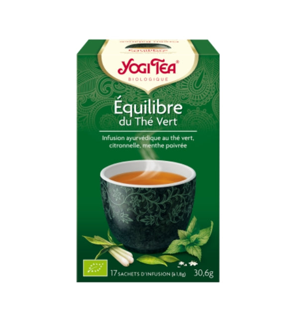 YOGI TEA BALANCED GREEN TEA 17 X 2G