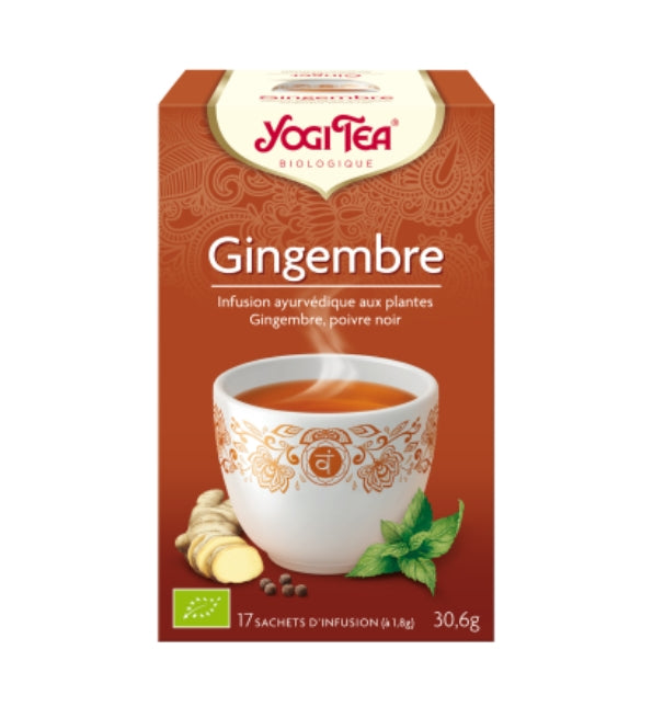 YOGI TEA GINGER 17 X 2G
