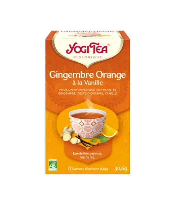 YOGI TEA GINGER ORANGE VANILLA 17 X 2G