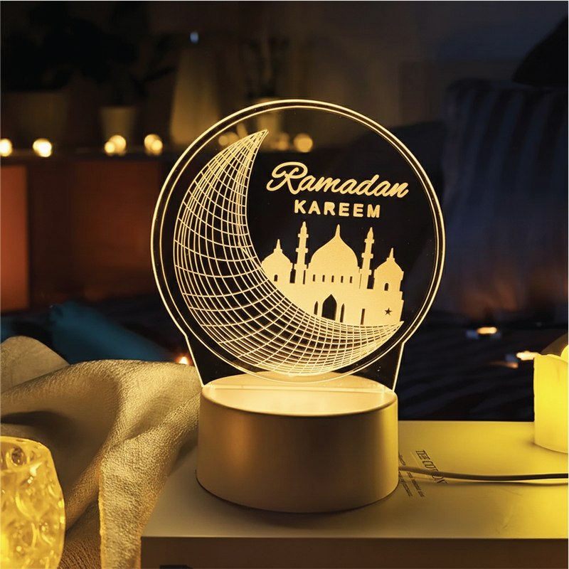 مصباح إل إي دي رمضان كريم