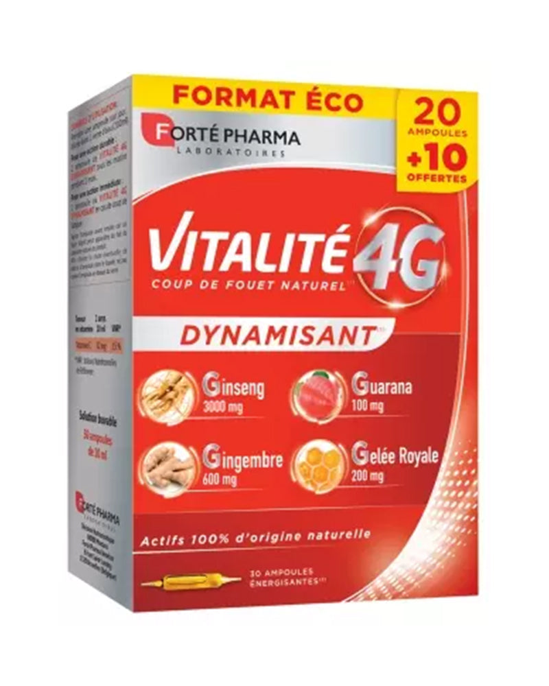 Forté Pharma Vitalité 4G - 30 Ampoules