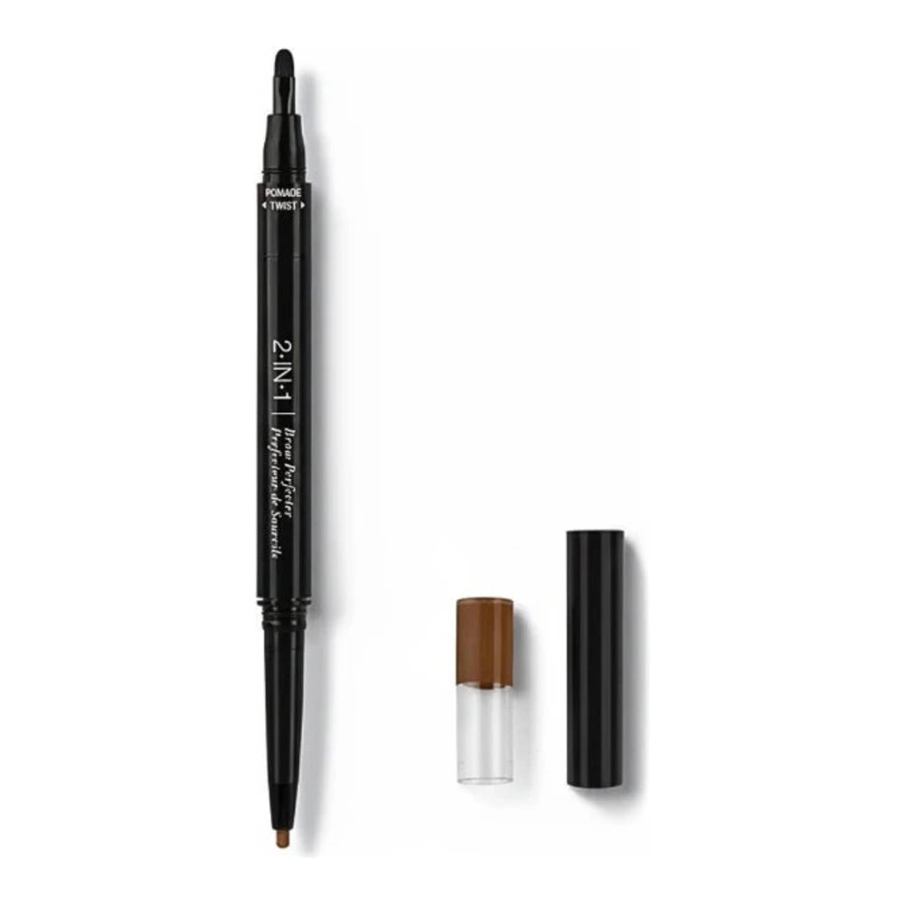 Absolute New York 2-in-1 Brow Perfecter teinte Chocolat – crayon et pommade sourcils