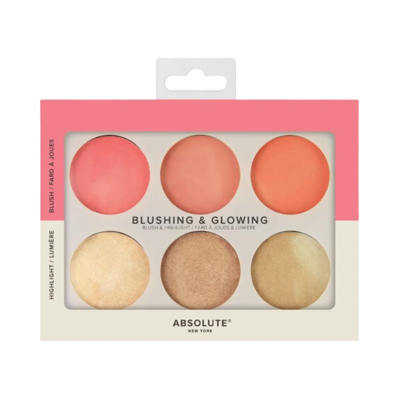 باليت Absolute New York Blushing & Glowing Light to Medium