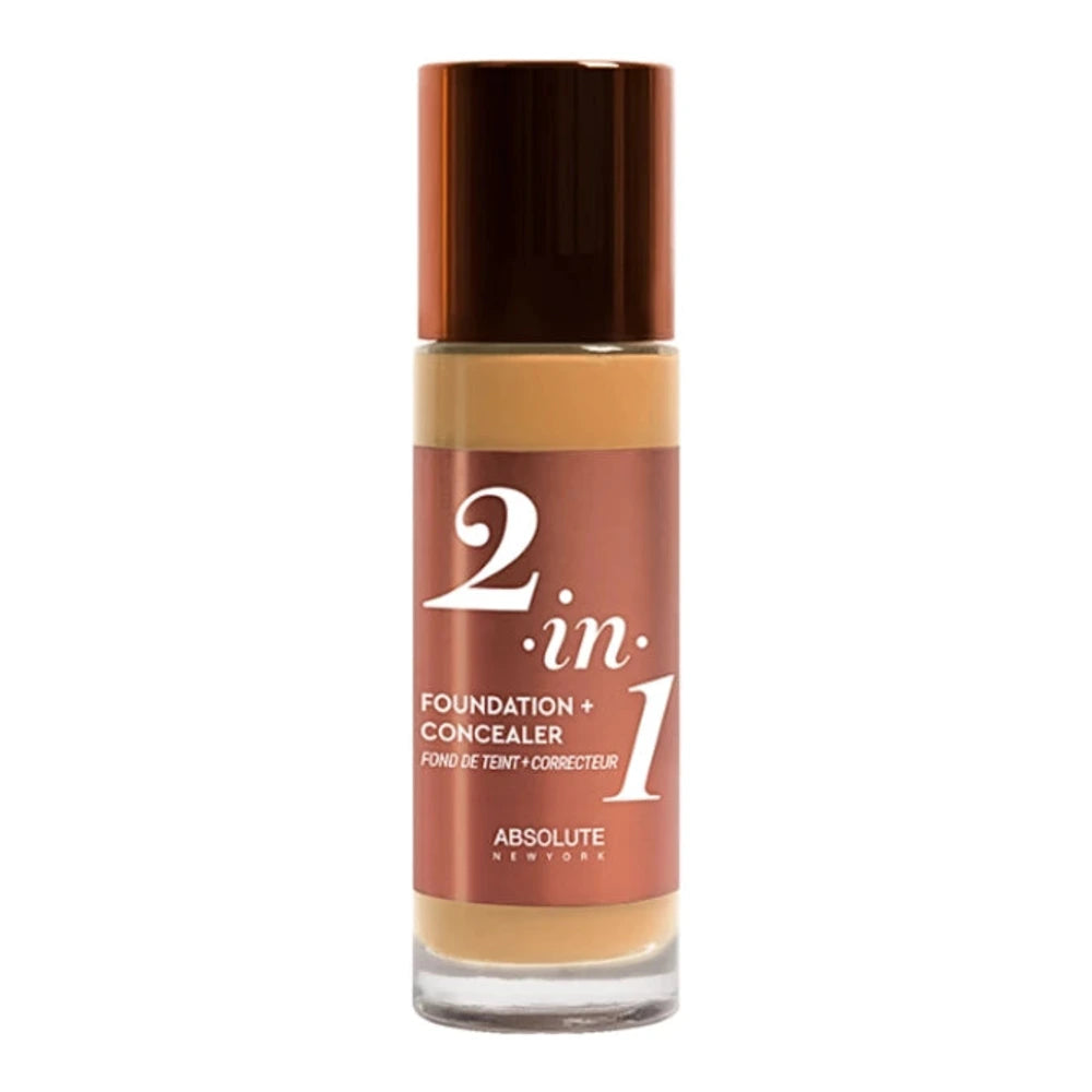 Flacon de fond de teint et correcteur 2en1 Absolute New York teinte Cool Beige 35 ml
